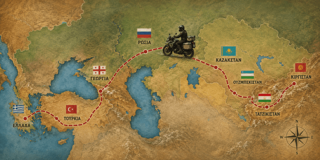 Αφίσα: Central Asia Magellan Series
