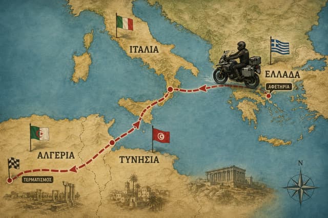 Αφίσα: Τυνησία – Αλγερία 2027 Magellanos Series 